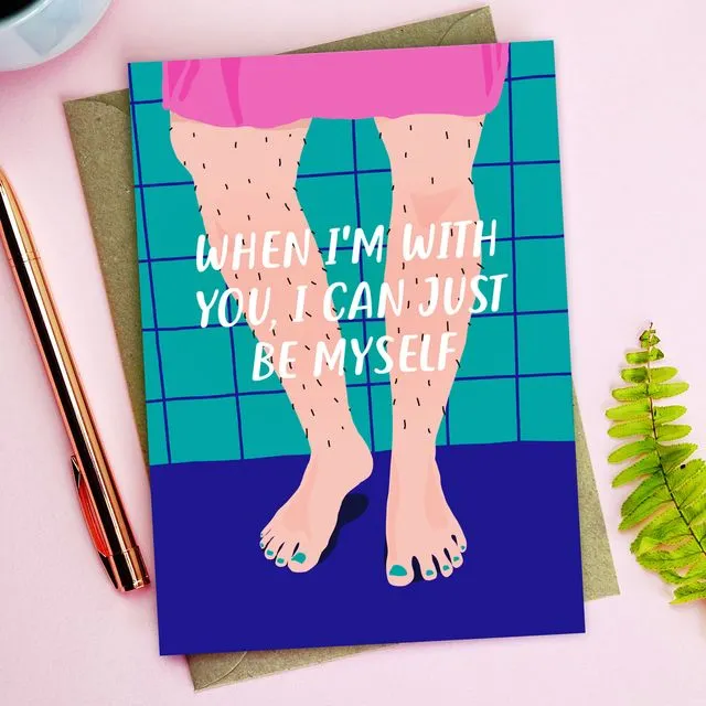 When I'm With You Anniversary/Valentine's Card