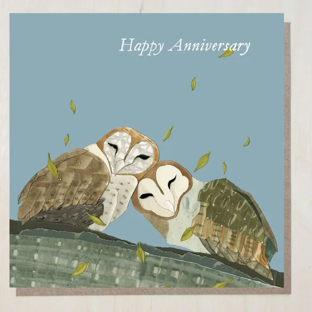 Anniversary Owls Card (bundle of 6)