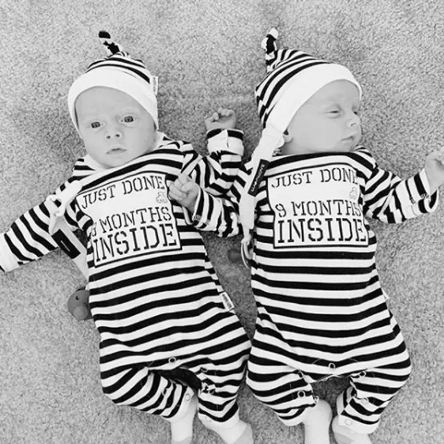 Funny Baby Clothing in Stripes Bundle