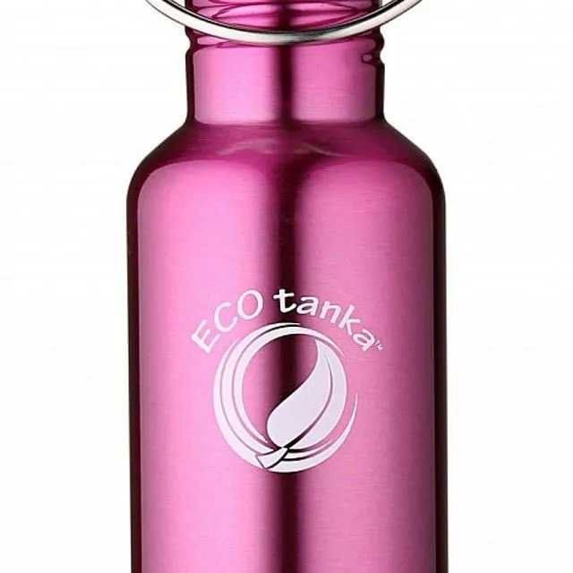 ECOtanka Mini in Pink 600ml with Stainless Steel Lid