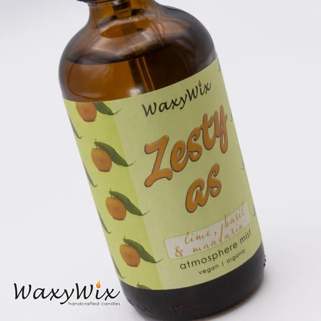 Zesty AS. Lime, basil & mandarin room fragrance spray 100 ml
