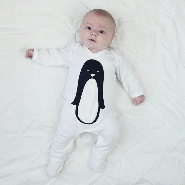 Penguin Baby Sleepsuit