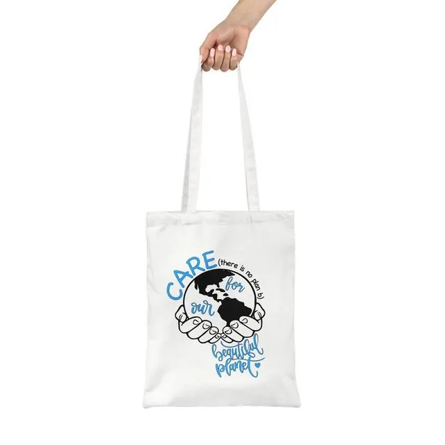 Care For Our Beautiful Planet White Tote Bag