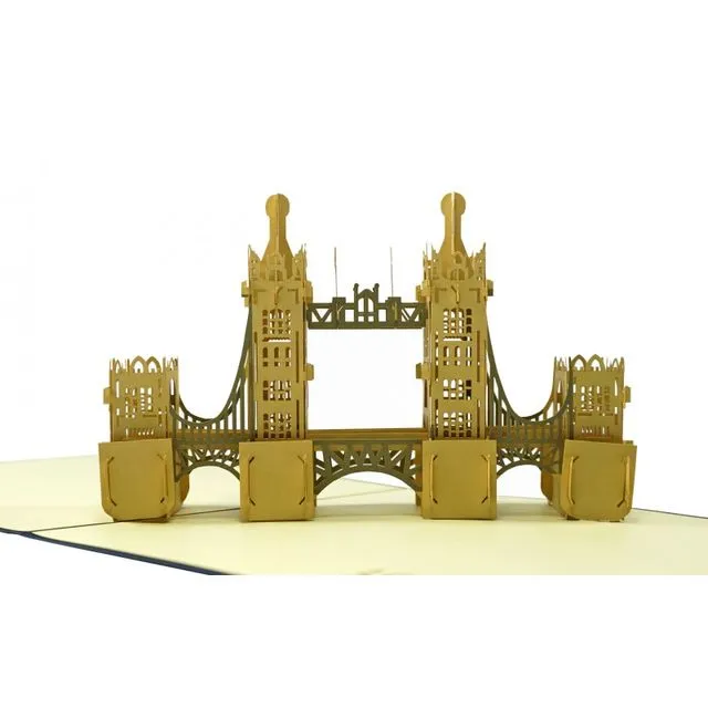 3D POP-UP CARD LONDON TOWER BRIDGE