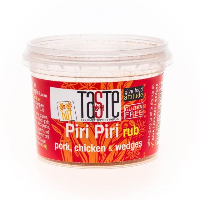 Piri Piri Rub (hot) 40g box of 12