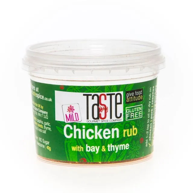 Chicken rub (mild) 40g box of 12