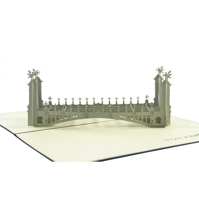 3D POP-UP CARD PARIS ALEXANDER III BRIDGE