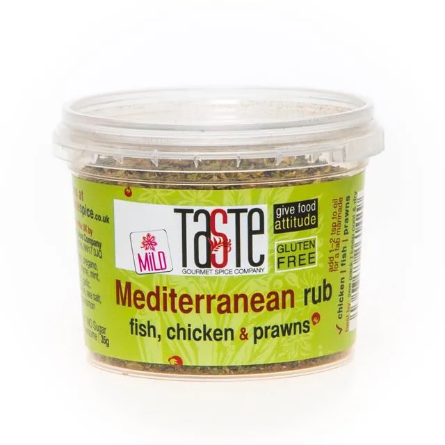 Mediterranean Rub (mild) 30g box of 12