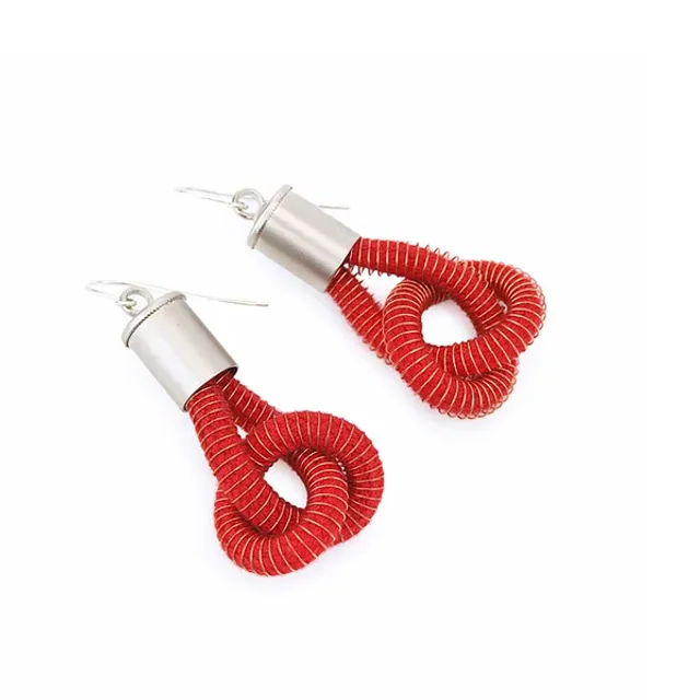 Anna Earrings Red