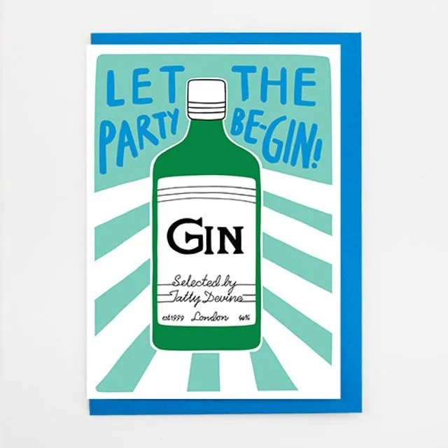 ‘Gin Bottle’ Card