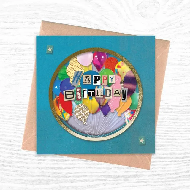 Greeting Cards - The Cut Out Collection - Happy Birthday #1