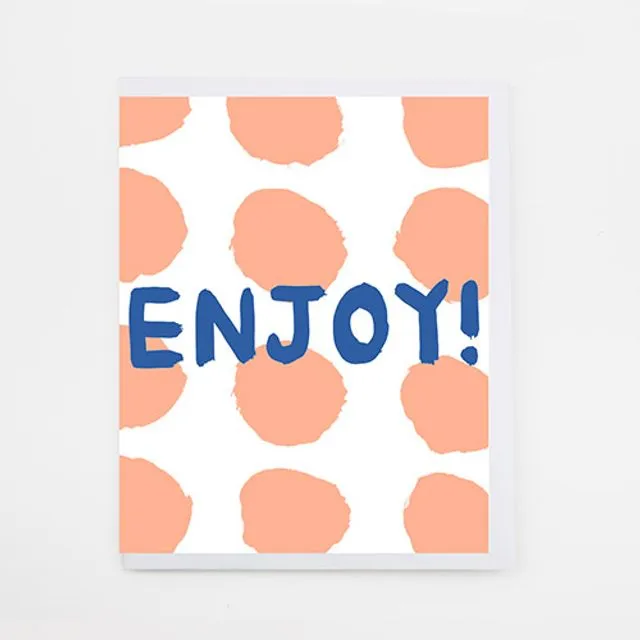 ‘Enjoy!’ Memoranda Mini Card