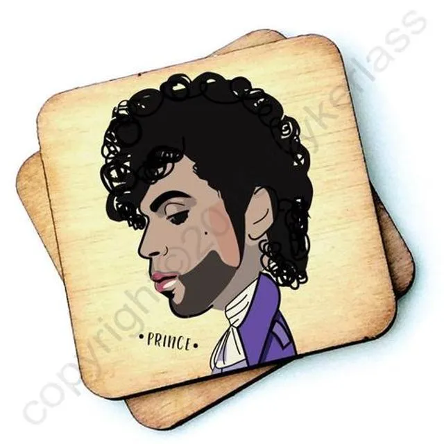 Prince Character Wooden Coaster - RWC1 - Pack of 6
