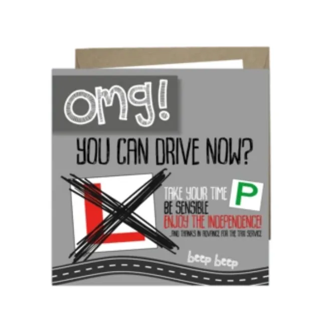 'OMG, You Can Drive Now?' Boomer Cards
