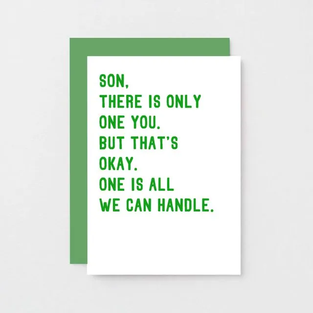 Only One You Son Card | SE2023A6