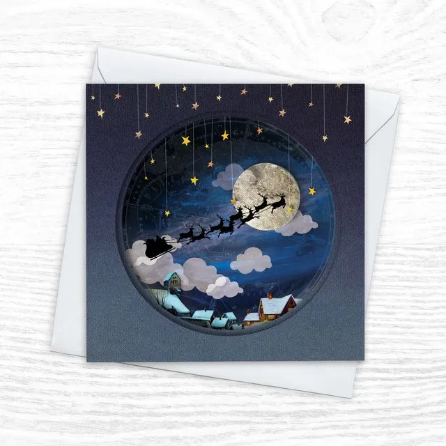 Christmas Cards - The Diorama Collection - Starry Christmas Eve