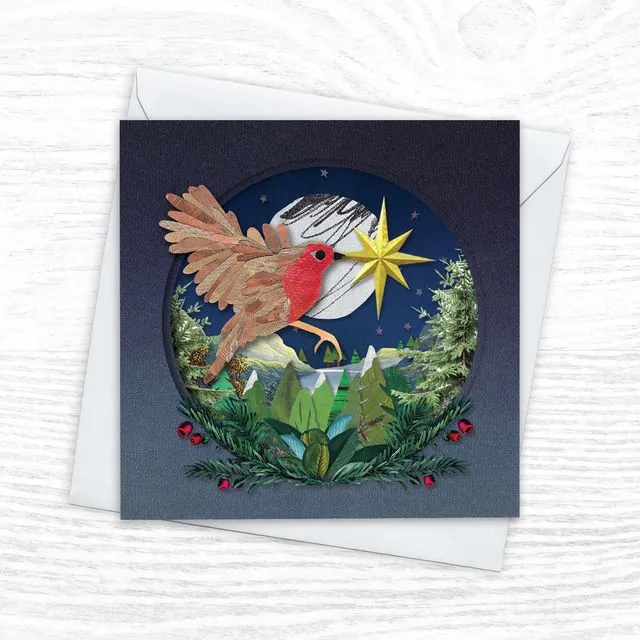 Christmas Cards - The Diorama Collection - Robin Redbreast