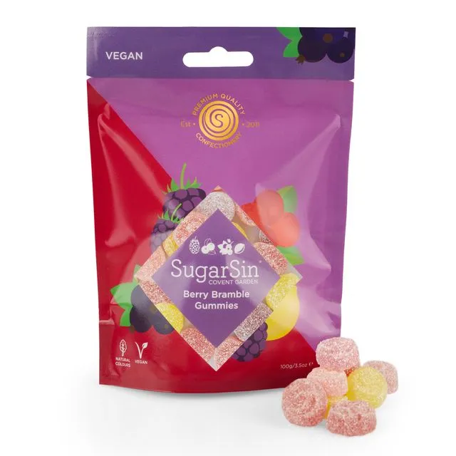 Berry Bramble Gummies (Vegan) 100g Pouch