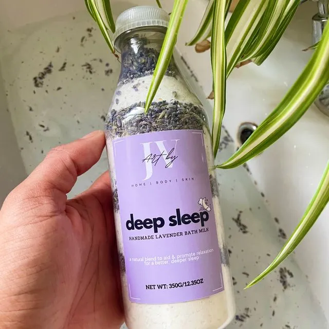 20x 'Deep Sleep' Lavender Bath Milk Soaks | Large 350g Bottles
