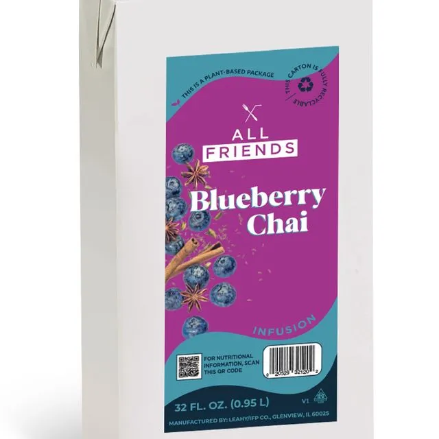 All Friends Blueberry Chai Beverage Infusion