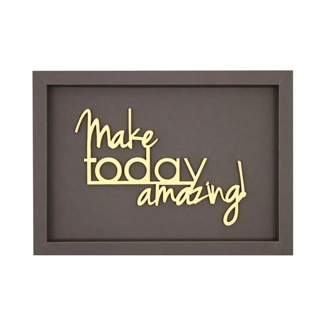 Make Today Amazing Wooden Wall Decor
