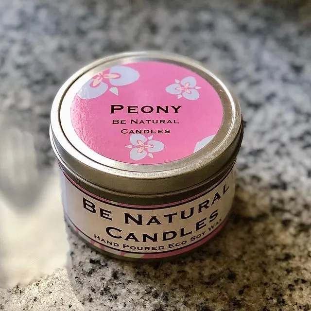 Tinned Soy Candle Peony