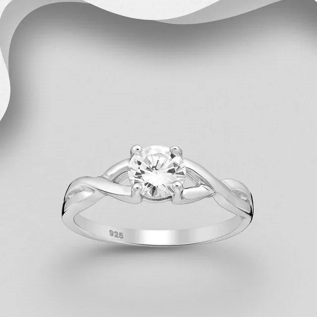 1 carat Infinity Ring