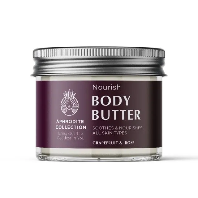 Nourish Body Butter 120ml (Grapefruit & Rose) - Soothes & Nourishes - all skin types