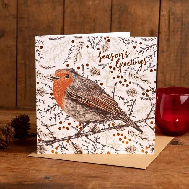 Christmas Card - Robin