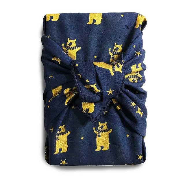 Ted's scarf (midnight blue) Gift Wrap (32x32cm)