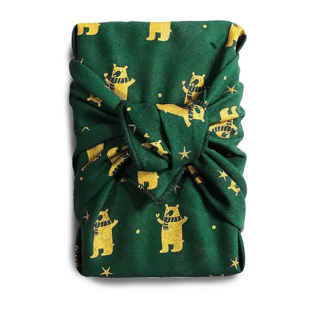 Ted's scarf (royal green) Gift Wrap (32x32cm)