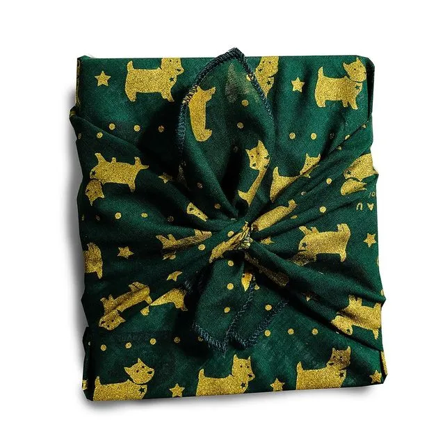 Oscar (royal green) Gift Wrap (32x32cm)