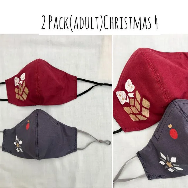 2 Pack (adult) Christmas 4