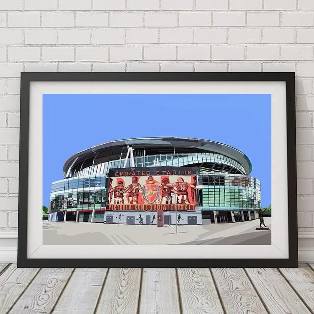 Emirates Stadium (Arsenal Stadium), North London Sports Unframed Print