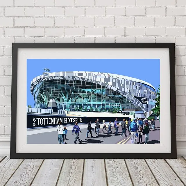 Tottenham Hotspur Stadium (Spurs Stadium), White Hart Lane, North London, N17 Sports Unframed Print