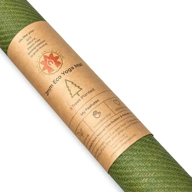 Forest Green 2mm - CompleteGrip™ Eco Travel Yoga Mat