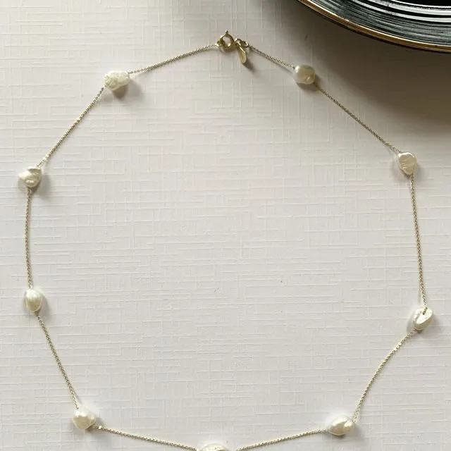 Mother - 14k Baroque Pearl Necklace