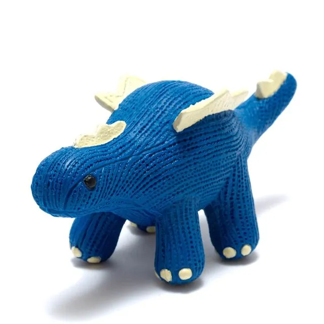 Natural Rubber Stegosaurus Dinosaur Toy, Bath Toy and Teether