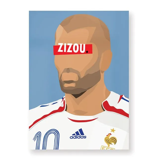 Zinedine Zidane Poster (30x40 cm)