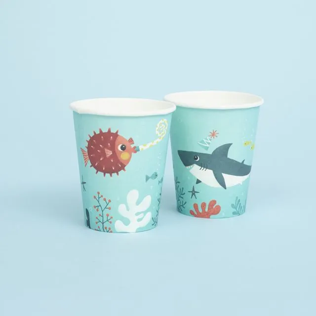 Under The Sea 8 paper cups