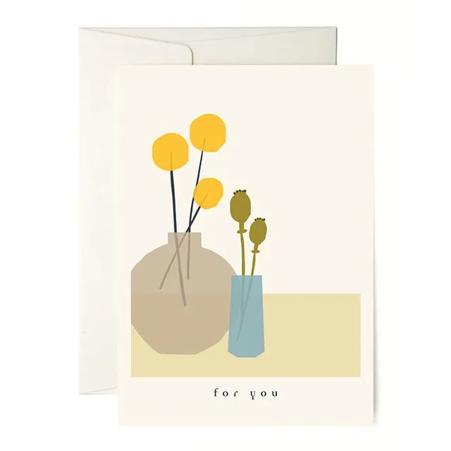 Greeting Card "For You" pack of 6