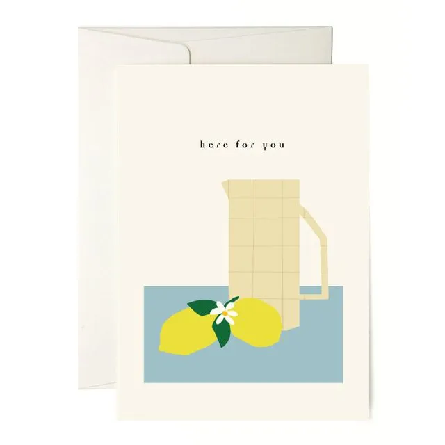 Greeting Card "Here For You" pack of 6