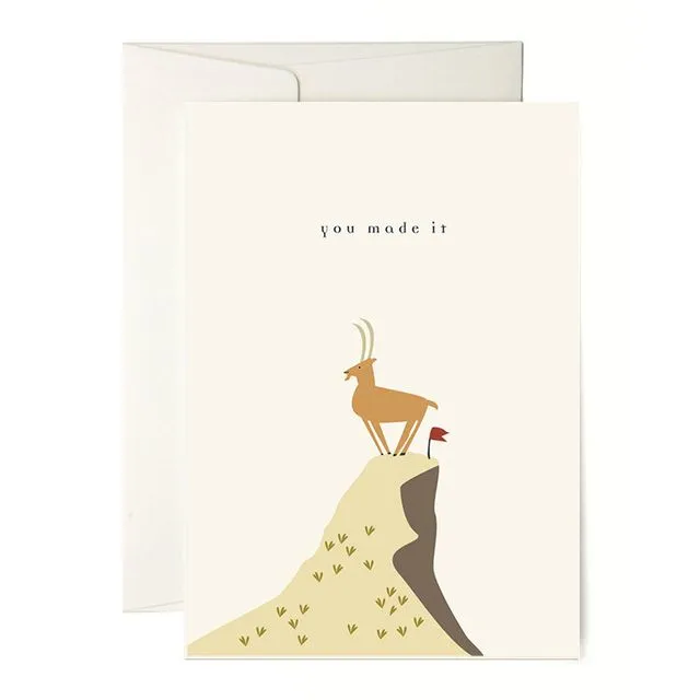 Greeting Card "You Made It!" Pack of 6