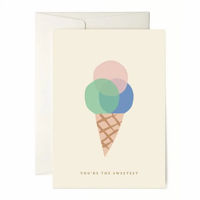 Greeting Card "The Sweetest" Pack of 6