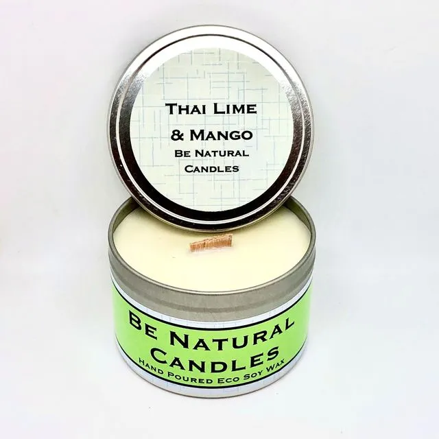 Tinned Soy Candle Thai Lime & Mango