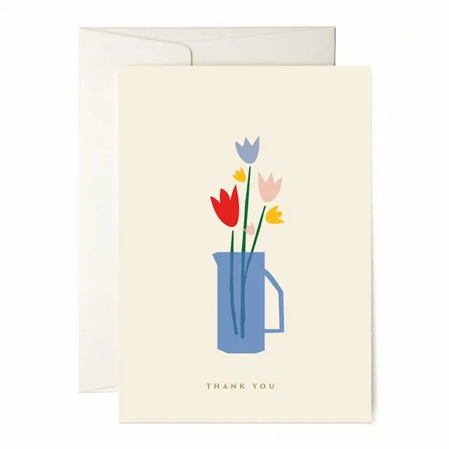 Greeting Card "Thank You Fleur" Pack of 6