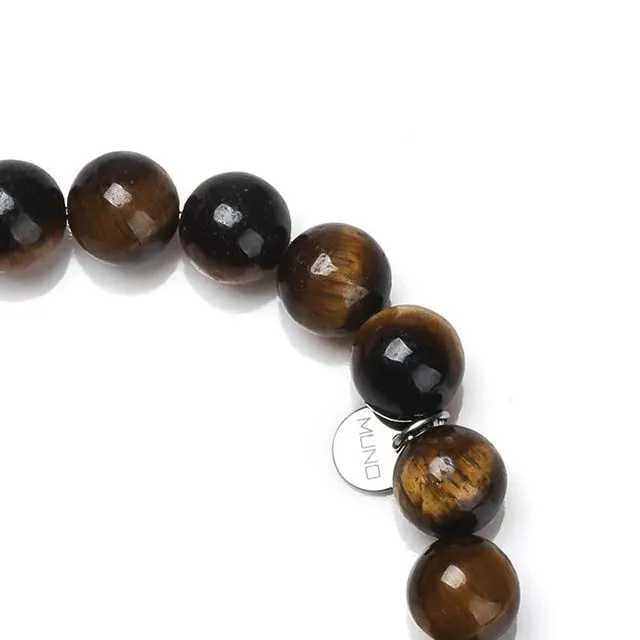 Bracelet made of 10mm Tiger Eye Beads