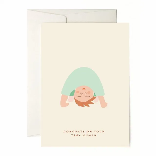 Greeting Card "Tiny Human" Pack of 6