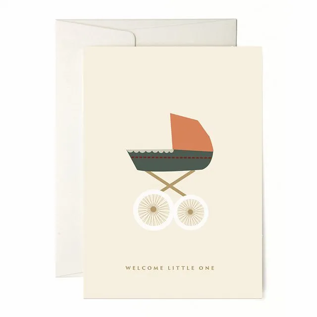 Greeting Card "Welcome Baby" Pack of 6