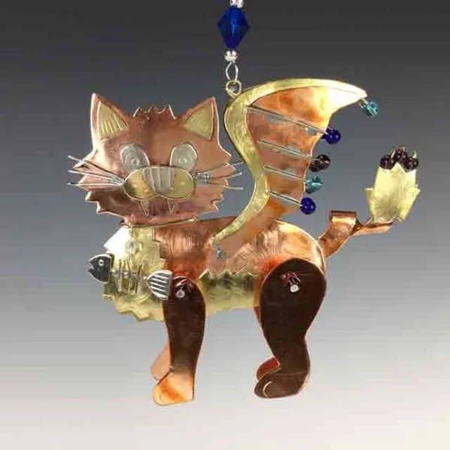 dragon cat ornament by pilgrim imports inc